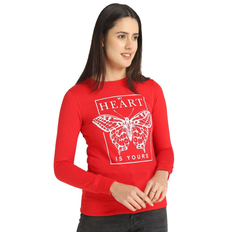 DYCA Women Cotton Cotton Full Sleeves Sweatshirt