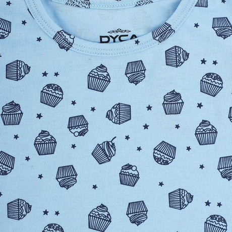 DYCA Girls Round Neck Half Sleeves T-Shirt