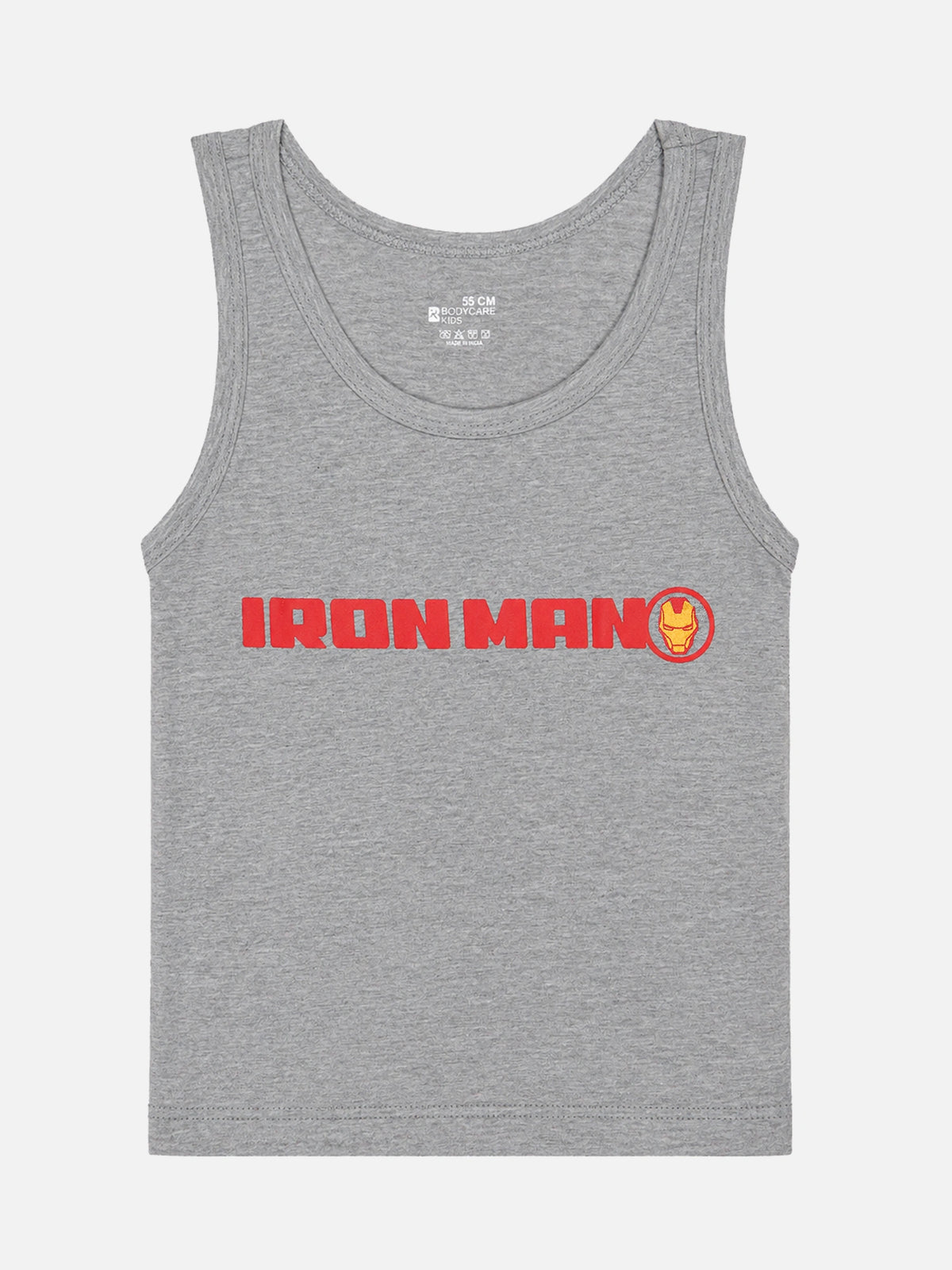 Boys Avengers Innerwear Vest Round Neck Sleeveless for Everyday Innerwear Comfort, Easy Layering and Regular Use - Pack of 3