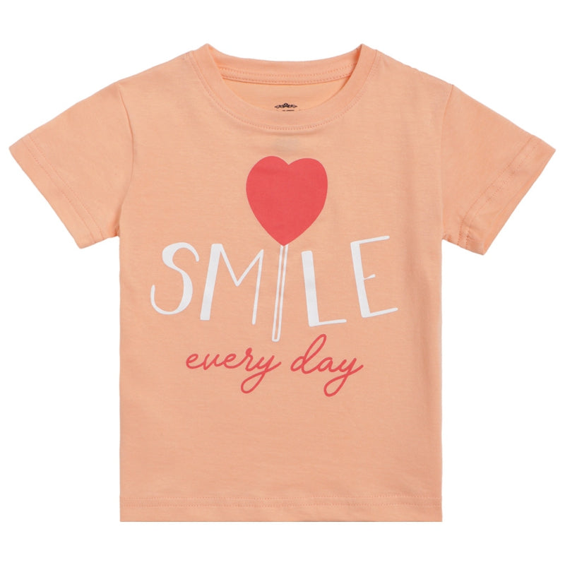 Girls 100% Cotton T-Shirt Half Sleeves - Bodycare