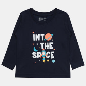 Baby Boys T-Shirt Round Neck Full Sleeves - Bodycare