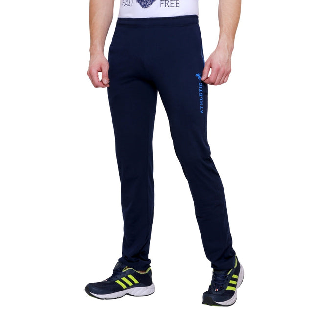 Men Cotton Track Pant with Side Pockets for Comfortable Lounge Wear, Casual Wear and Easy Everyday Movement - Pack of 1