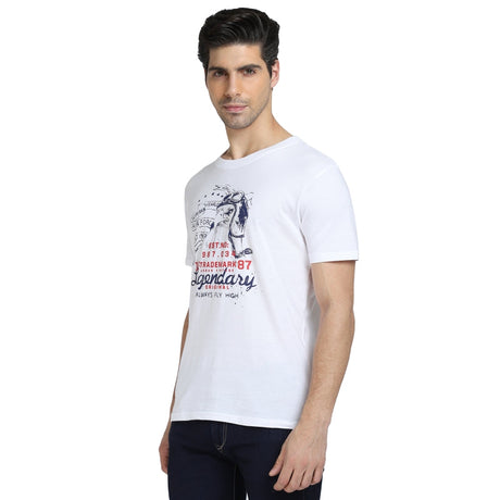 Men T-Shirt Round Neck Half Sleeves