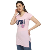 DYCA Women T-shirt Round Neck Half Sleeves