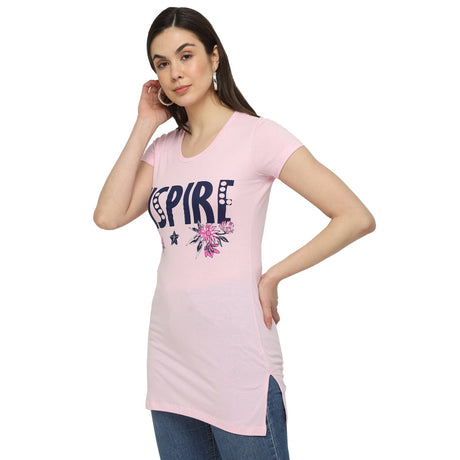 DYCA Women T-shirt Round Neck Half Sleeves