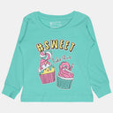 Baby Girls T-Shirt Round Neck Full Sleeves Pack of 1 - Bodycare