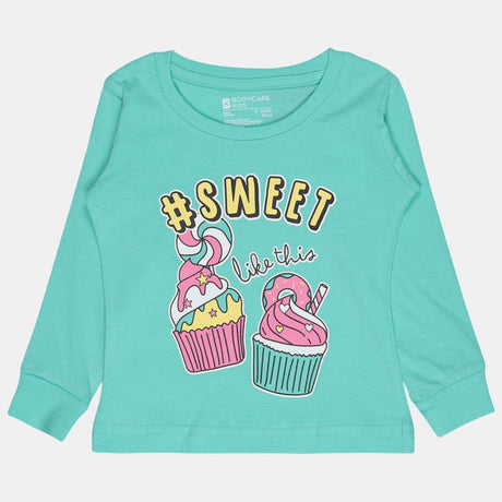 Baby Girls T-Shirt Round Neck Full Sleeves Pack of 1 - Bodycare