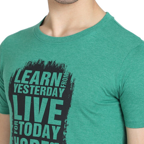 Men T-Shirt Round Neck Half Sleeves