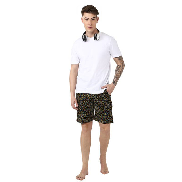 Men 100% Cotton Shorts Side Pockets - Bodycare