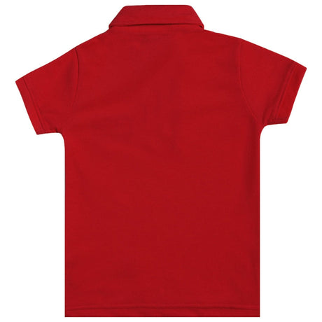 DYCA Boys Tshirt Collar Half Sleeves Solid