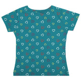 DYCA Girls Round Neck Half Sleeves T-Shirt