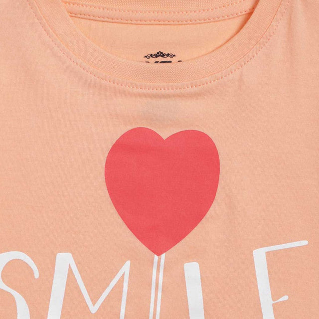 Girls 100% Cotton T-Shirt Half Sleeves - Bodycare