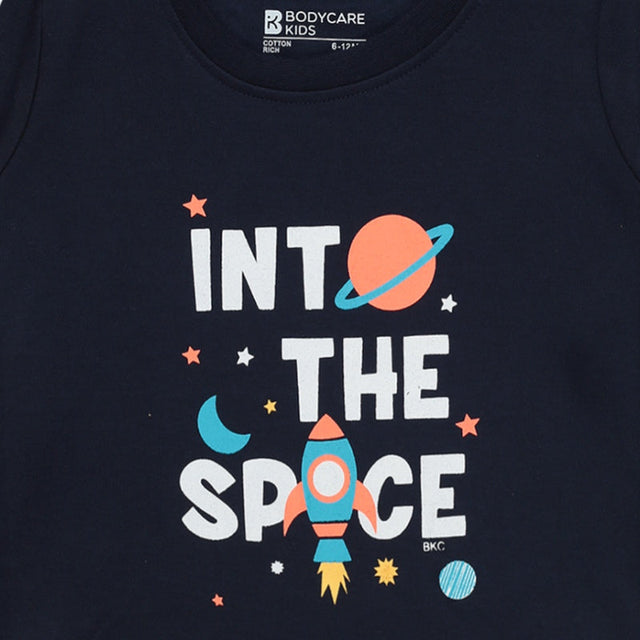 Baby Boys T-Shirt Round Neck Full Sleeves - Bodycare