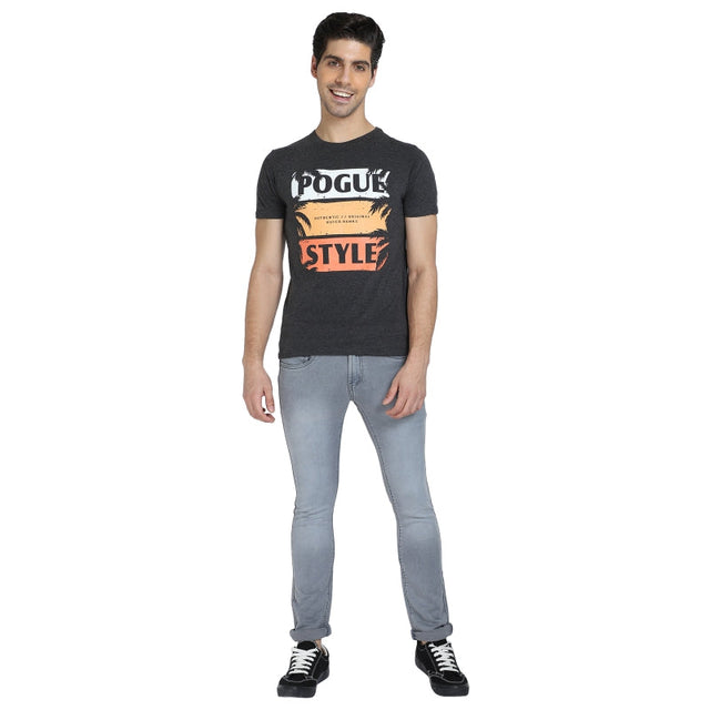 Men T-Shirt Round Neck Half Sleeves - Bodycare