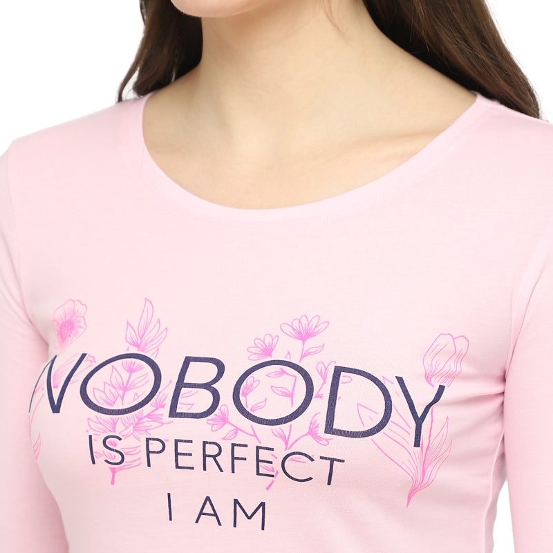 DYCA Women T-shirt Round Neck Full Sleeves