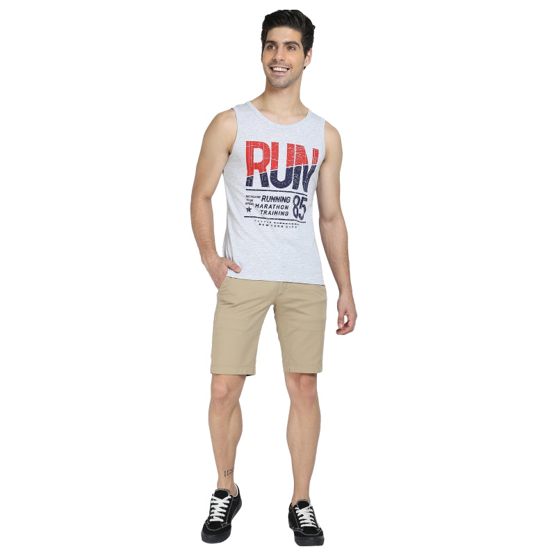 Men T-Shirt Round Neck Sleeveless - Bodycare