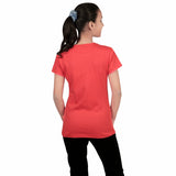 Girls Cotton T-Shirt Round Neck Half Sleeves Pack of 1 - Bodycare