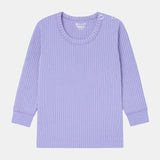 Quilt Antibacterial Unisex Thermal Tops Round Neck Full Sleeves Pack Of 2