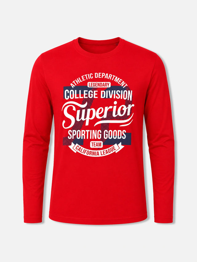 Men T-Shirt Round Neck Full Sleeves with Regular Styling for Everyday Casual Wear and Easy Layering Comfort