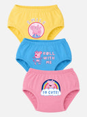 Unisex Baby 100% Cotton Brief Innerwear with Regular Fit for Everyday Comfort and Daily Essentials - Pack of 3