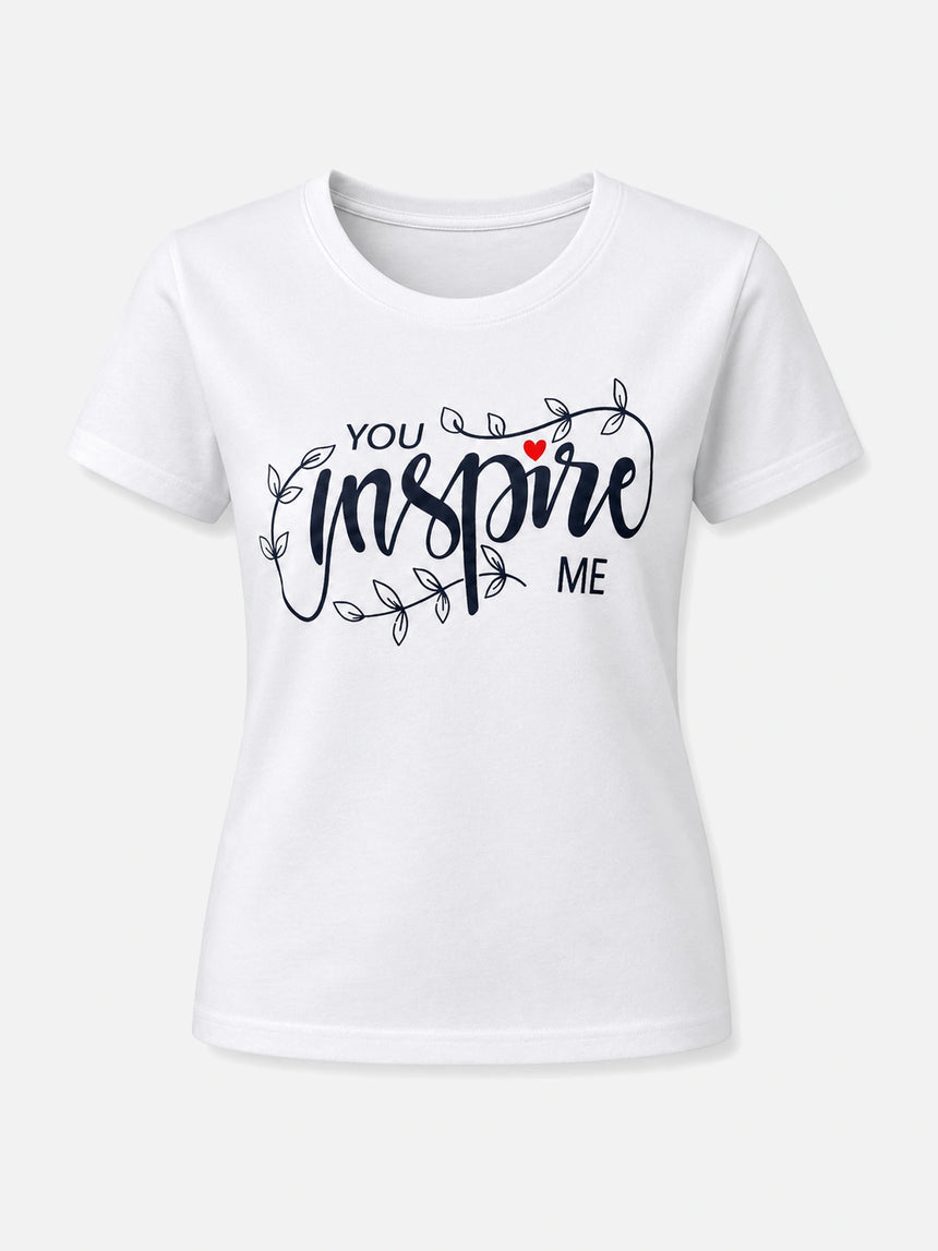 Women T-Shirt Round Neck Half Sleeves