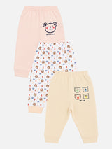 Boys Solid Long Length Pyjama for Comfortable Sleepwear, Lounge Wear and Regular Nightwear Use - Pack of 3