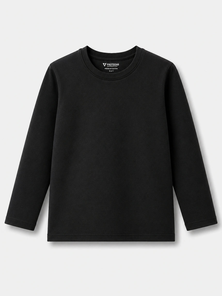 Boys T-Shirt Round Neck Full Sleeves