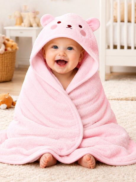 Soft Breathable Receiving Blanket for Baby -Pink