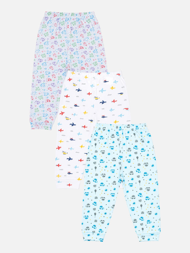 Unisex Pyjama with Elastic Comfort for Sleepwear, Lounge Wear and Everyday Nightwear Use - Pack of 3