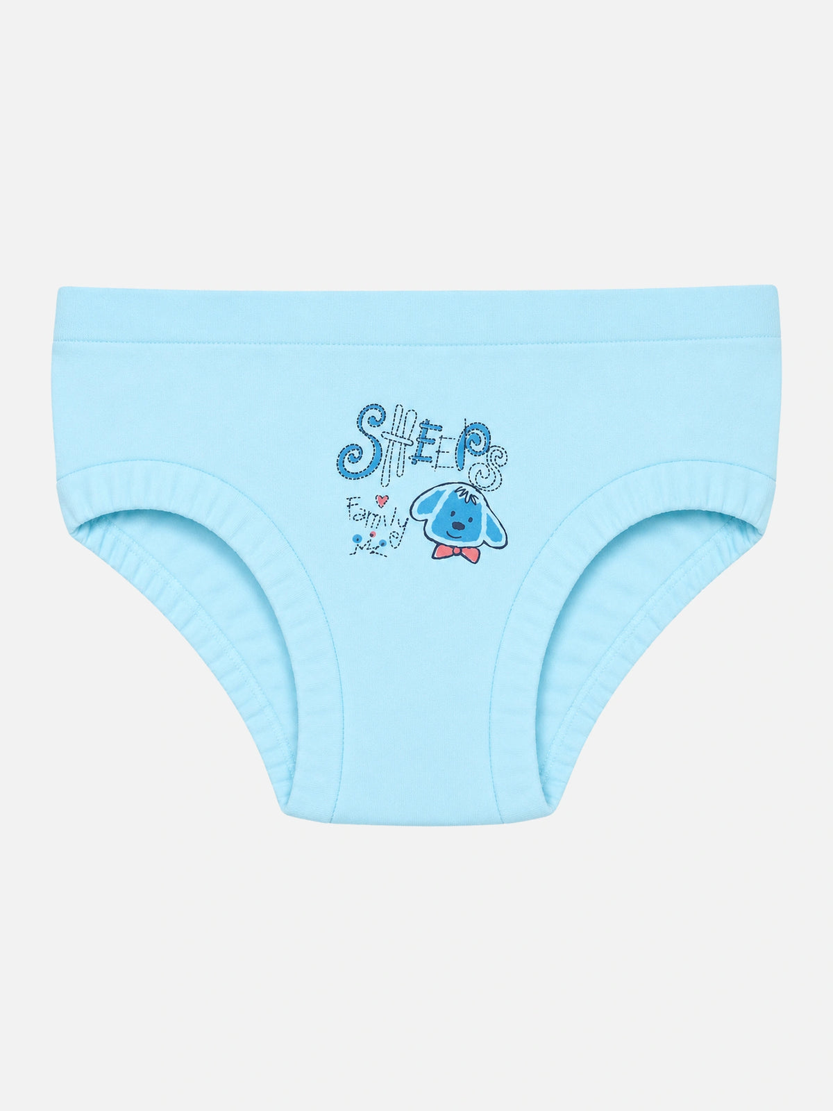 Baby Girls Solid Panty with Inner Elastic Waistband for Comfortable Everyday Innerwear Essentials - Pack of 6
