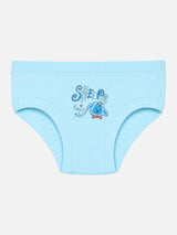 Baby Girls Solid Panty with Inner Elastic Waistband for Comfortable Everyday Innerwear Essentials - Pack of 6
