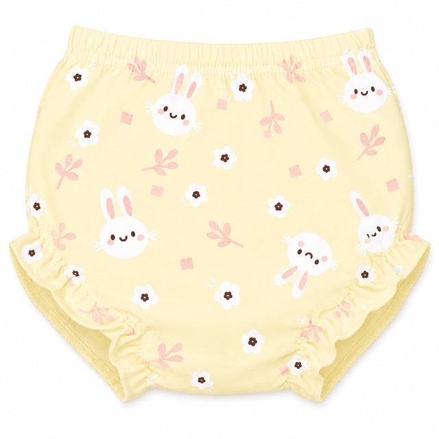 Baby Girls 100% Cotton Panty for Soft Breathable Everyday Innerwear Comfort and Regular Use - Pack of 3