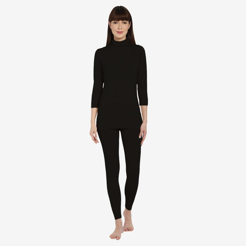 Women Miyabi Thermal Top High Neck Full Sleeves - Bodycare
