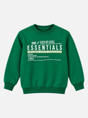 Boys Round Neck Full Sleeves Sweatshirt for Casual Wear, Lounge Comfort, Easy Movement and Regular Wardrobe Use