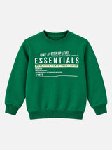 Boys Round Neck Full Sleeves Sweatshirt for Casual Wear, Lounge Comfort, Easy Movement and Regular Wardrobe Use