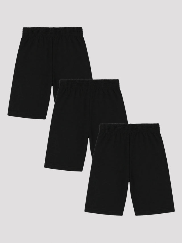 Girls Shorties Innerwear with Inner Elastic Waist for Comfortable Coverage, Easy Movement and Everyday Essentials - Pack of 3