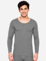 Men Round Neck Thermal Top with Full Sleeves for Winter Base Layering, Cold-Weather Comfort and Everyday Innerwear