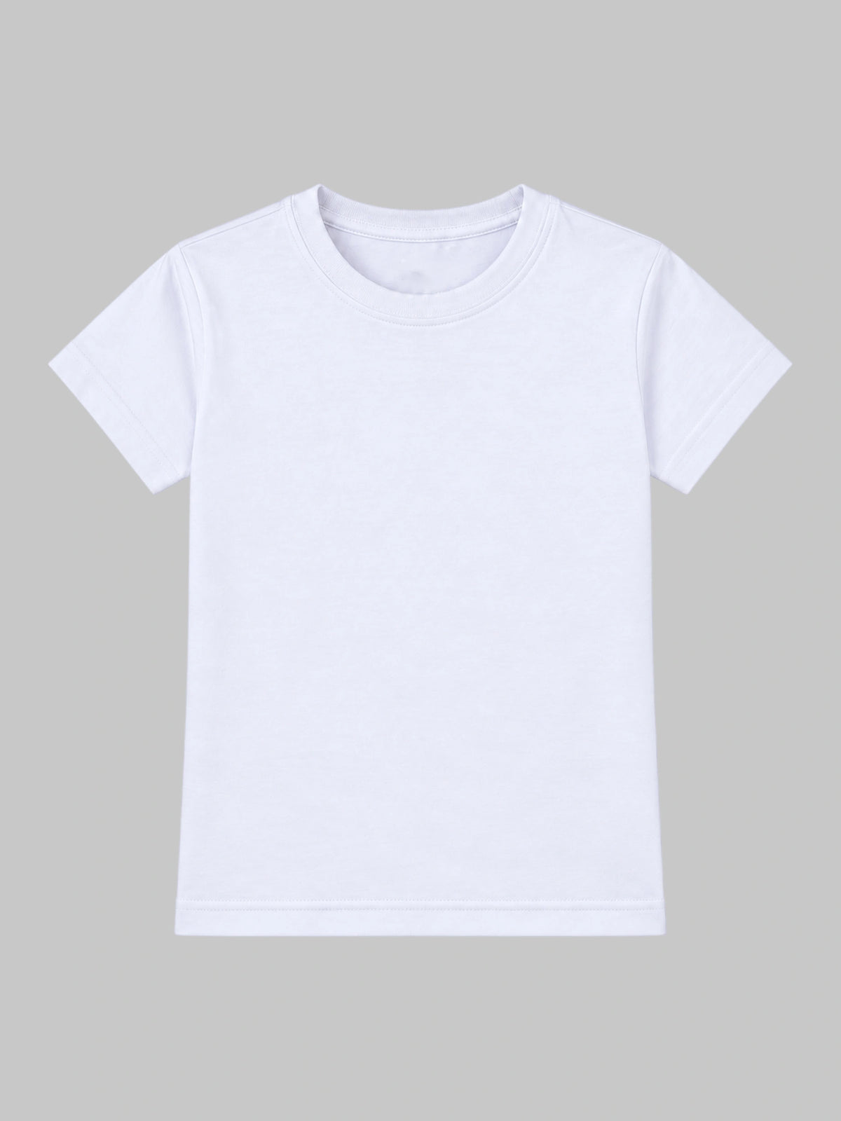 Girls Solid Round Neck Half Sleeve T-Shirt for Casual Wear, Comfortable Fit and Everyday Wardrobe Use - Pack of 1