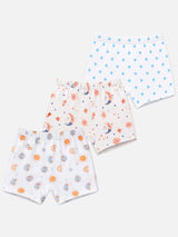 Baby Inner Elastic Shorts for Everyday Comfort, Easy Movement and Regular Wardrobe Essentials - Pack of 3