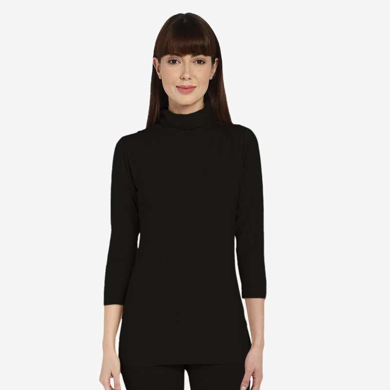 Women Miyabi Thermal Top High Neck Full Sleeves - Bodycare