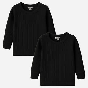 Unisex Antibacterial Thermal Top Round Neck Full Sleeves Pack of 2 - Bodycare