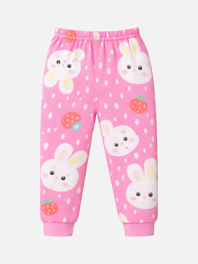 Baby Girls Inner Elastic Pyjama for Comfortable Sleepwear, Lounge Wear and Everyday Nightwear Use at Home