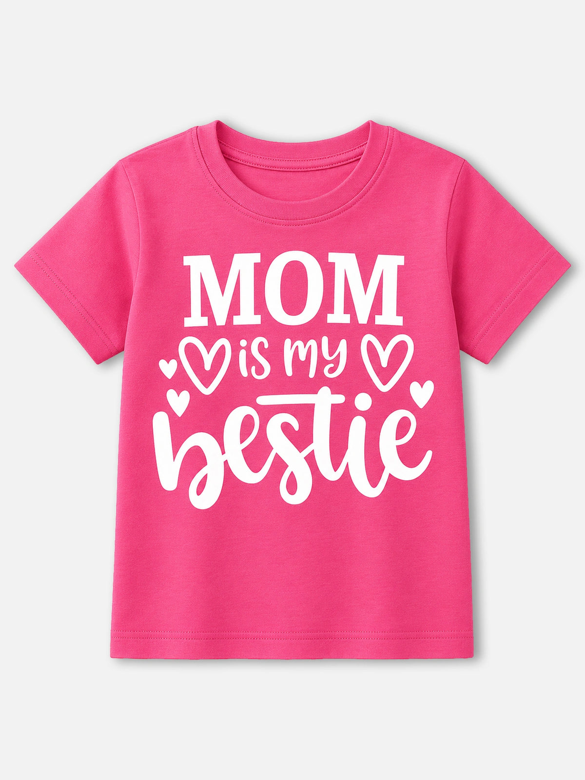 Girls 100% Cotton Printed Round Neck Half Sleeve T-Shirt for Everyday Casual Wear and Regular Comfort