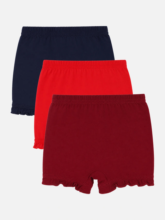 Unisex 100% Cotton Bloomer Pack of 3