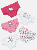 Baby Girls Hello Kitty 100% Cotton Panty Inner Elastic Pack of 5