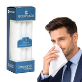 Men 100% Soft Cotton Handkerchief with Stylish Rumal Box Pack for Daily and Formal Use Essentials - Pack of 3