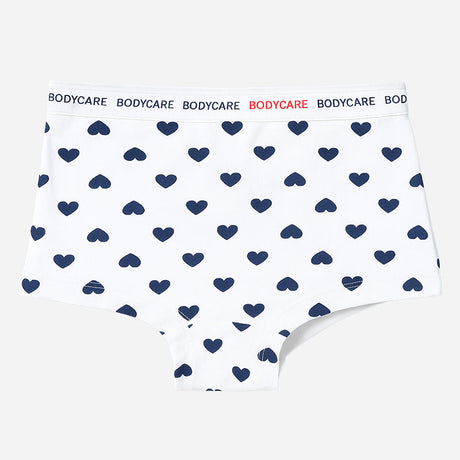 BODYCARE Girl's Premium Cotton Boyshorts Pack of 4 (Color & Print May Vary)