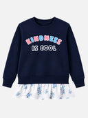 Girls French Terry Sweatshirt for Casual Wear, Layered Comfort, Everyday Styling and Regular Wardrobe Use