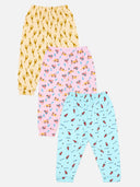 Unisex Baby Thermal Bottom Pyjama for Winter Wear, Warm Base Layer Comfort and Regular Use - Pack of 3