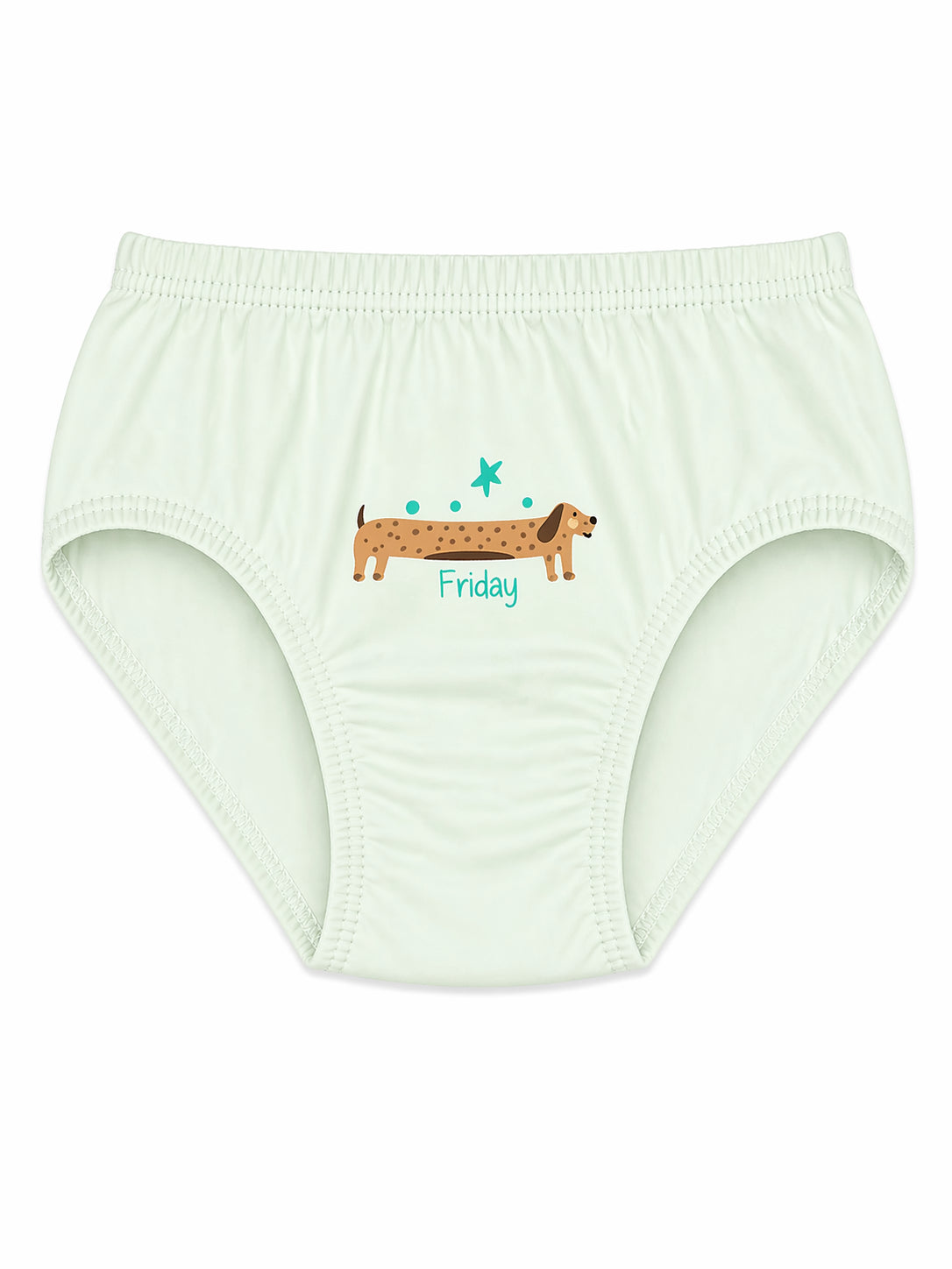 Girls 100% Cotton Panty with Inner Elastic for Everyday Innerwear Comfort and Regular Use - Pack of 3